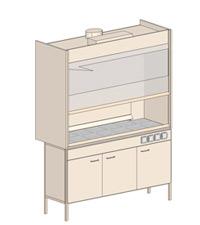 Лабораторный шкаф ШВ-202НОО