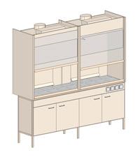 Лабораторный шкаф ШВ-203НОО